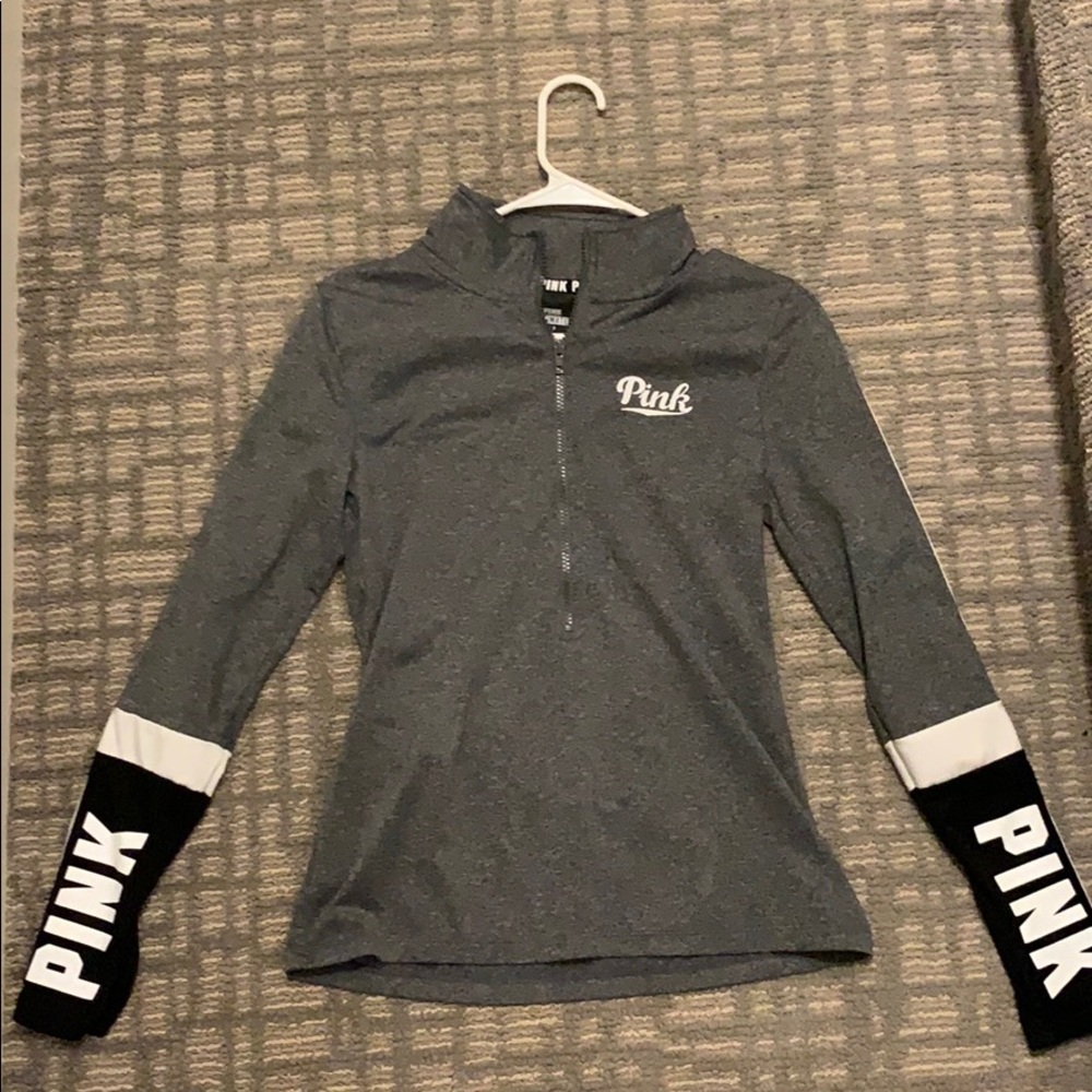 Pink half zip